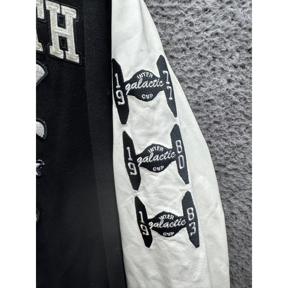 Adidas x Star Wars Dark Side Imperials Wool Blend Varsity Jacket Mens Size 58 - Picture 7 of 16